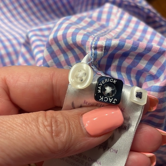 Jack Maverick men’s business casual button down cotton shirt plaid Size XXL - Picture 6 of 11